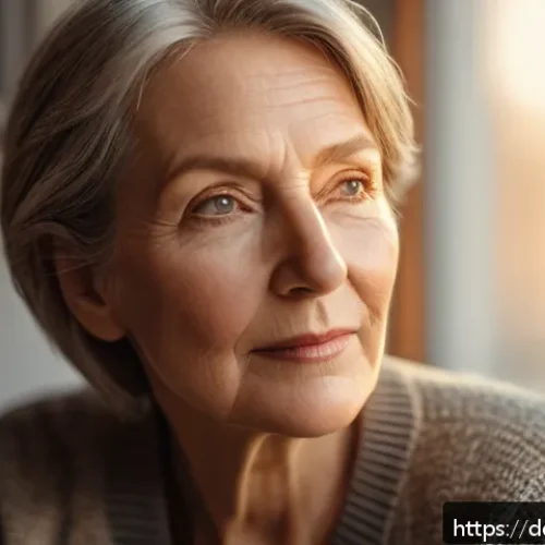 디지털아트 하이퍼리얼리즘 표현법 - A hyperrealistic digital portrait of a middle-aged German woman in a cozy indoor setting, wearing ca...