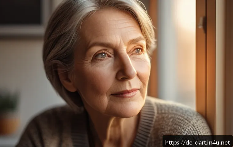 디지털아트 하이퍼리얼리즘 표현법 - A hyperrealistic digital portrait of a middle-aged German woman in a cozy indoor setting, wearing ca...